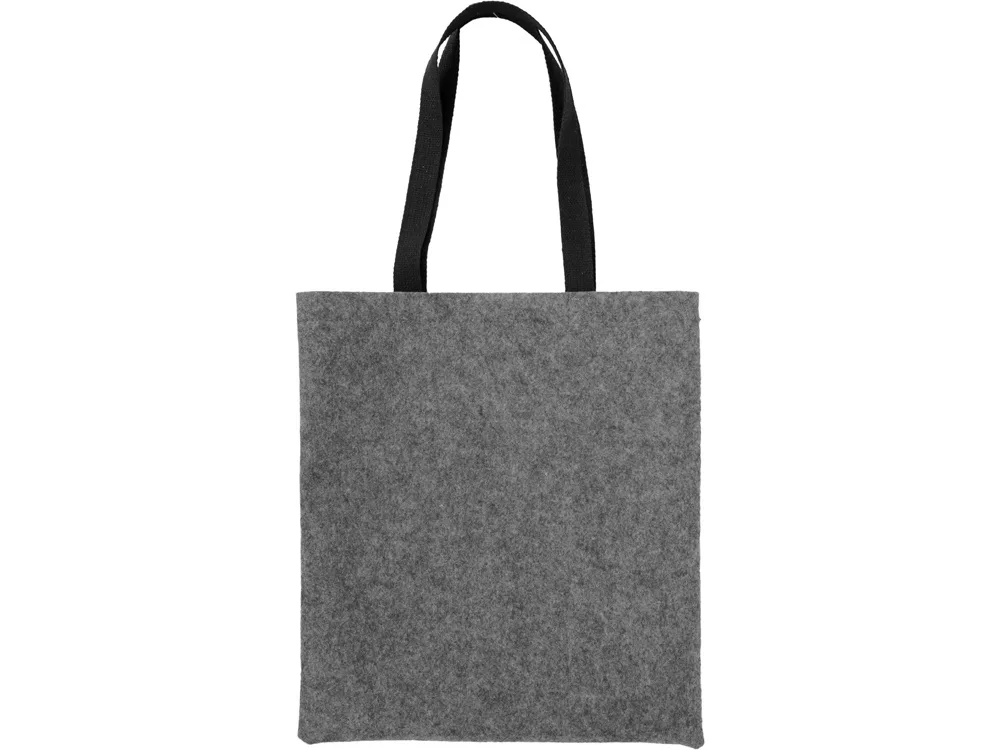 Сумка для шопинга «Felt» из RPET-фетра, серый с логотипом СПб - фото № 5
