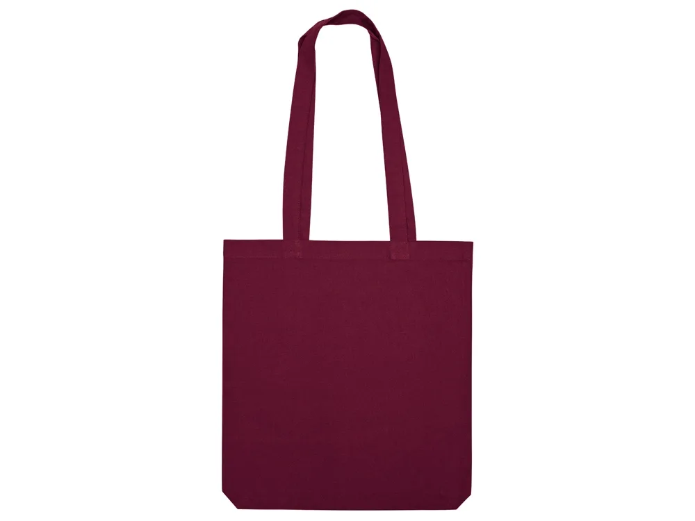 Сумка из плотного хлопка «Carryme 220», 220 г/м2, бордовый с логотипом СПб - фото № 4