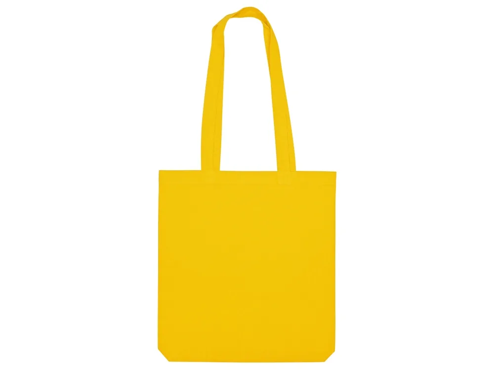 Сумка из плотного хлопка «Carryme 220», 220 г/м2, желтый с логотипом СПб - фото № 4