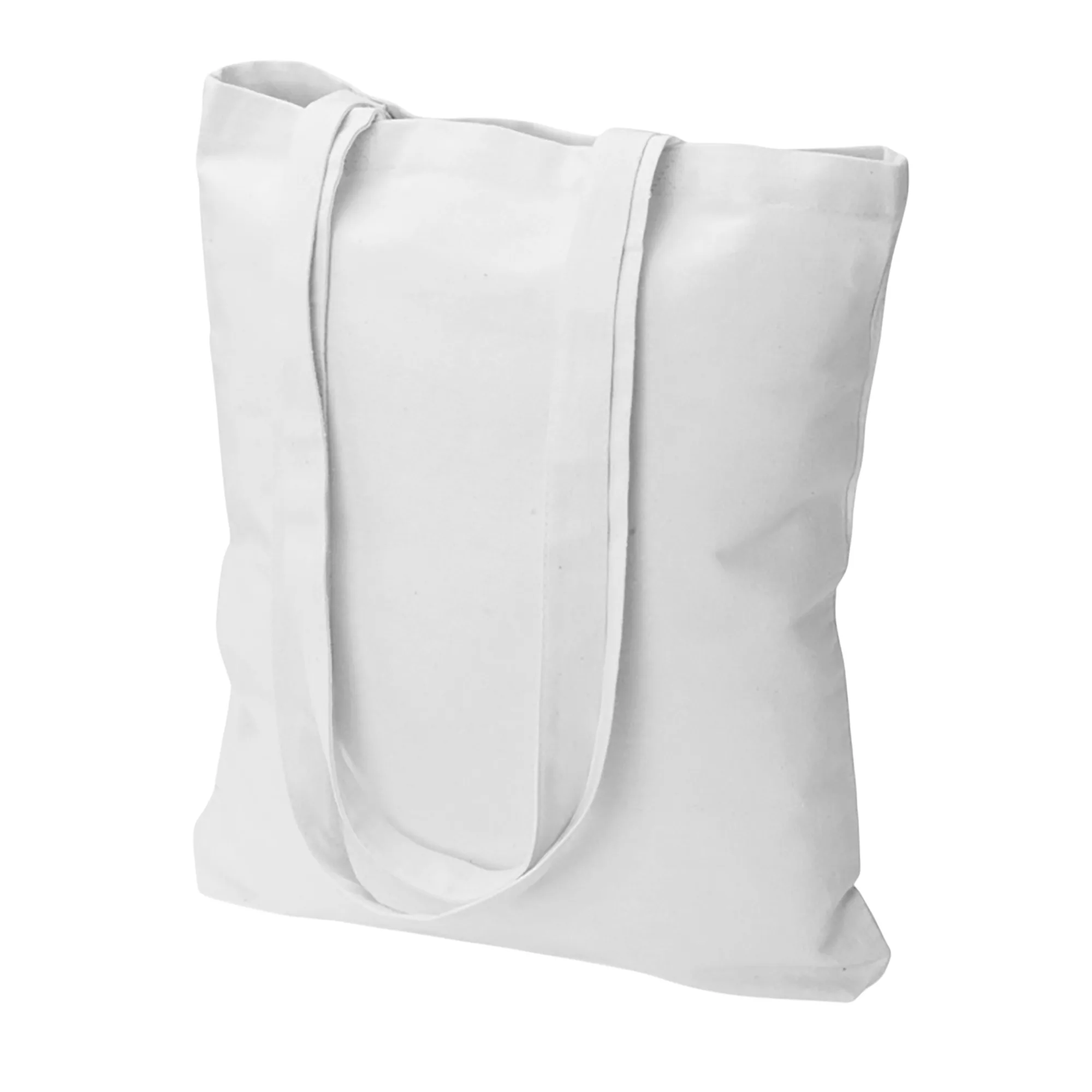 Сумка из плотного хлопка «Carryme 220», 220 г/м2, белый с логотипом СПб - фото № 2