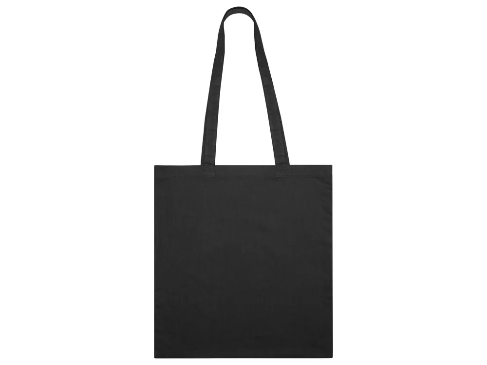 Сумка из хлопка «Carryme 105», 105 г/м2, черный с логотипом СПб - фото № 4