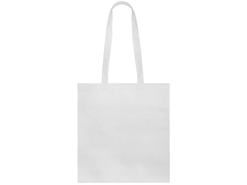 Сумка из хлопка «Carryme 105», 105 г/м2, белый с логотипом СПб - фото № 4