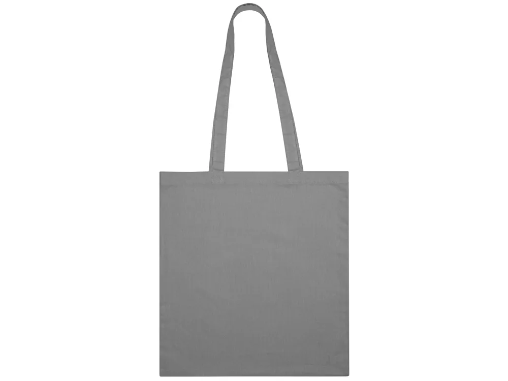 Сумка из хлопка «Carryme 105», 105 г/м2, серый с логотипом СПб - фото № 4