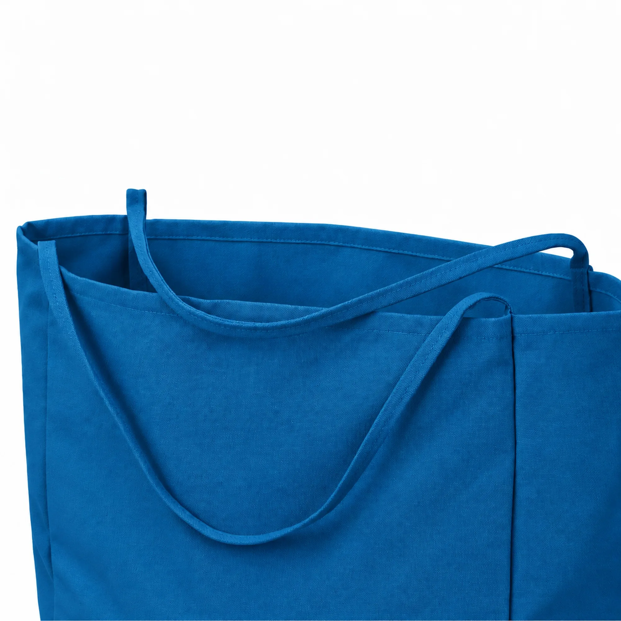 Шоппер-оверсайз «Grossbag» из переработанного хлопка, 340 г/м2, синий с логотипом СПб - фото № 5