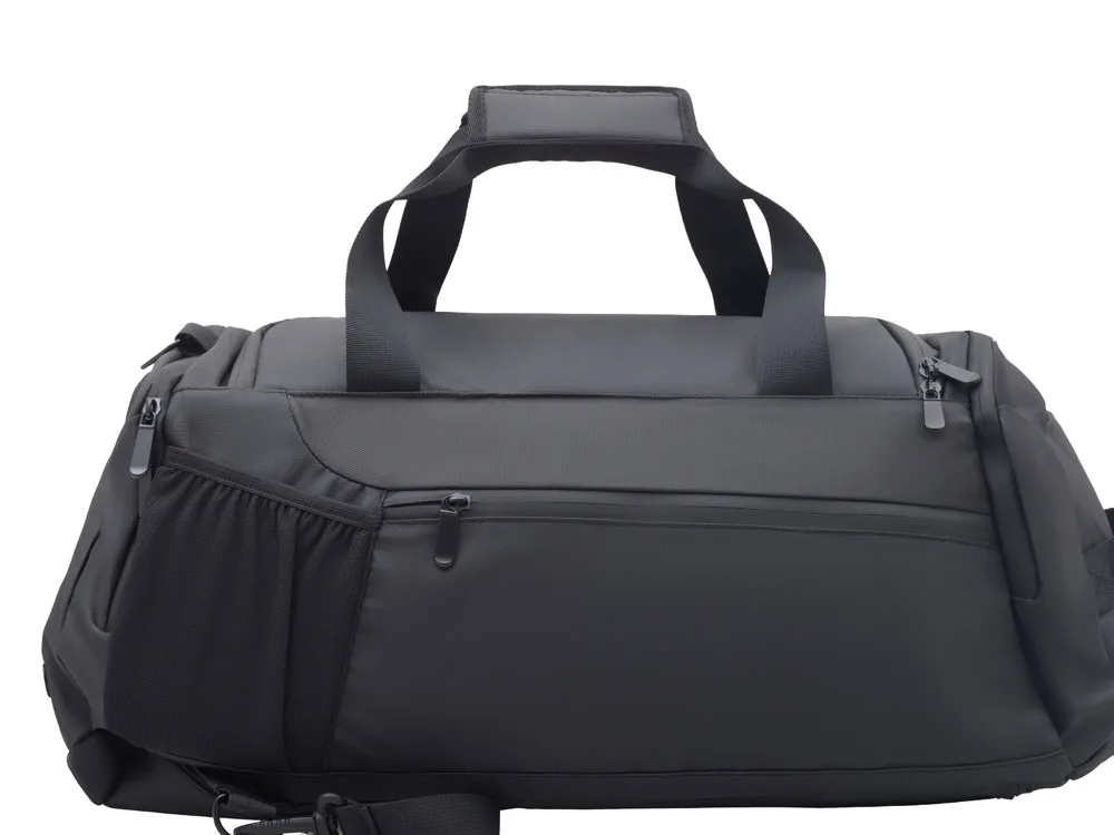 Рюкзак-спортивная сумка Duffle, черный с логотипом СПб - фото № 18