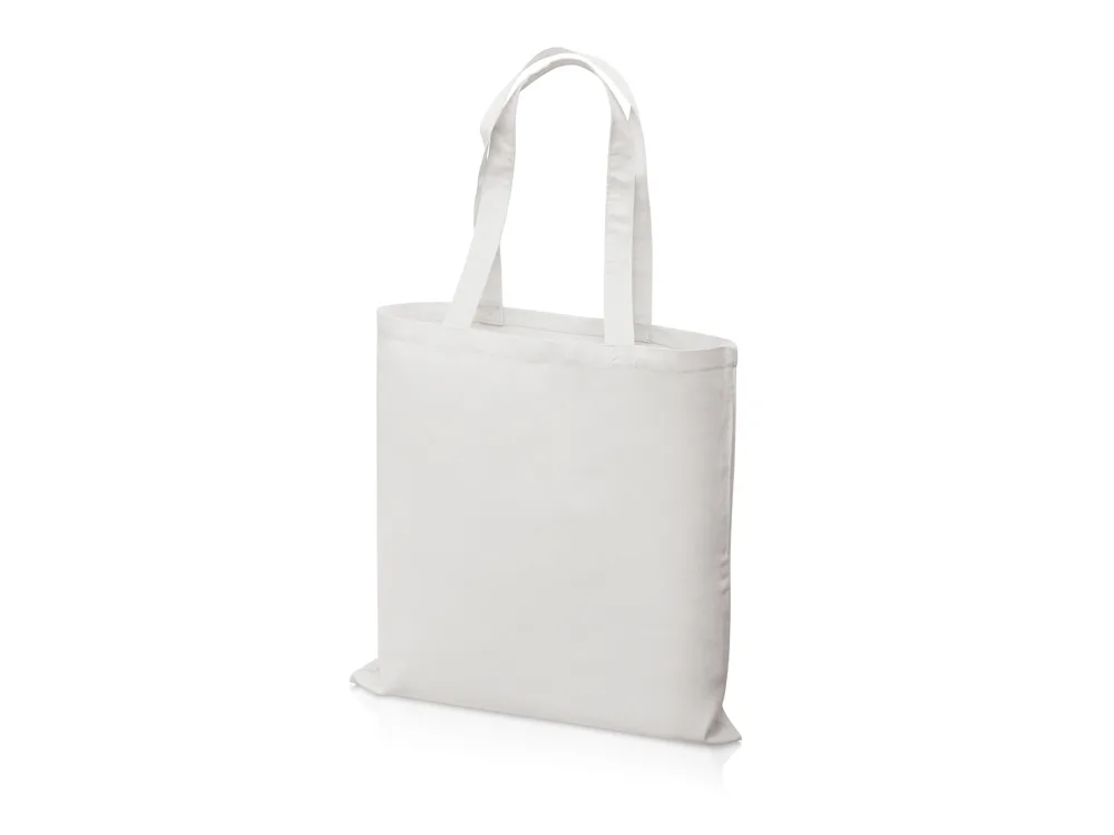 Сумка из хлопка «Carryme 140», 140 г/м2, белый с логотипом СПб - фото № 3