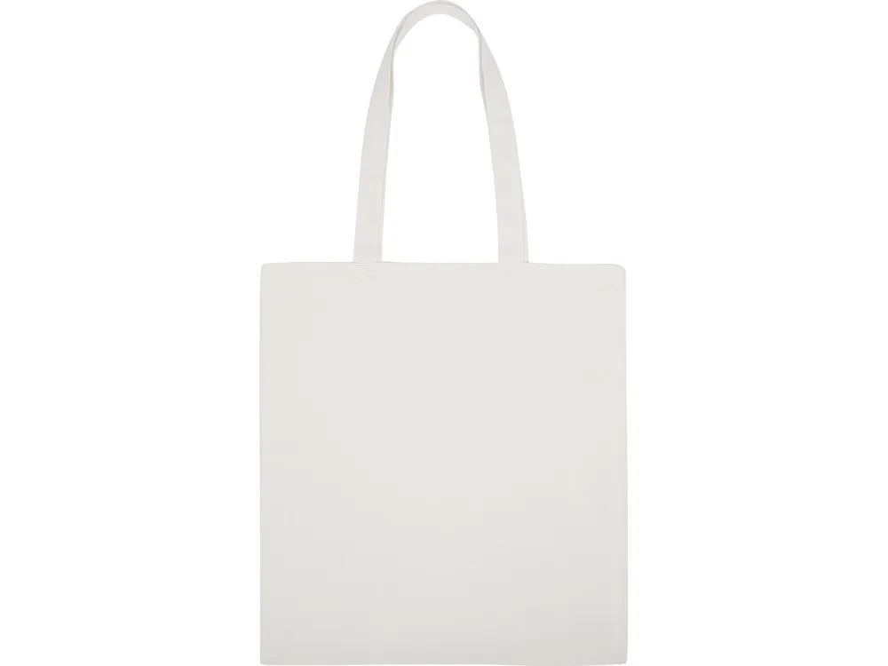 Сумка из хлопка «Carryme 140», 140 г/м2, белый с логотипом СПб - фото № 5
