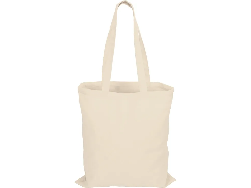 Сумка из хлопка «Carryme 140», 140 г/м2, натуральный с логотипом СПб - фото № 4