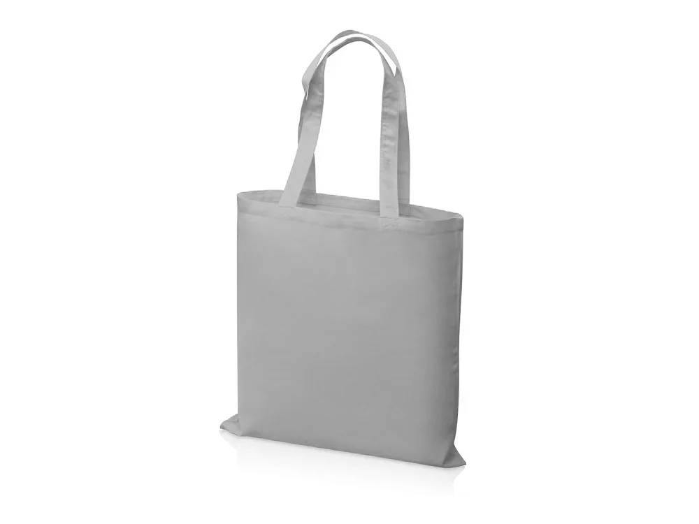 Сумка из хлопка «Carryme 140», 140 г/м2, серый с логотипом СПб - фото № 3