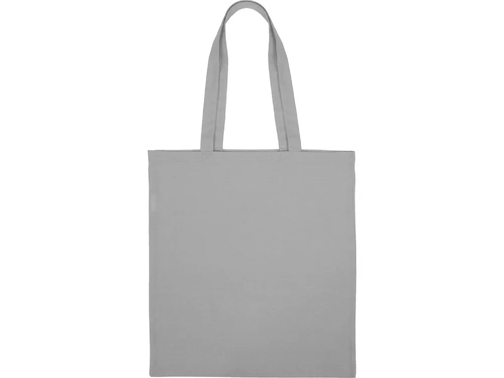 Сумка из хлопка «Carryme 140», 140 г/м2, серый с логотипом СПб - фото № 5