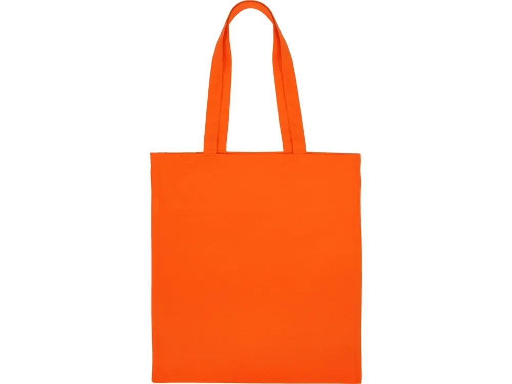 Сумка из хлопка «Carryme 140», 140 г/м2, оранжевый с логотипом СПб - фото № 5