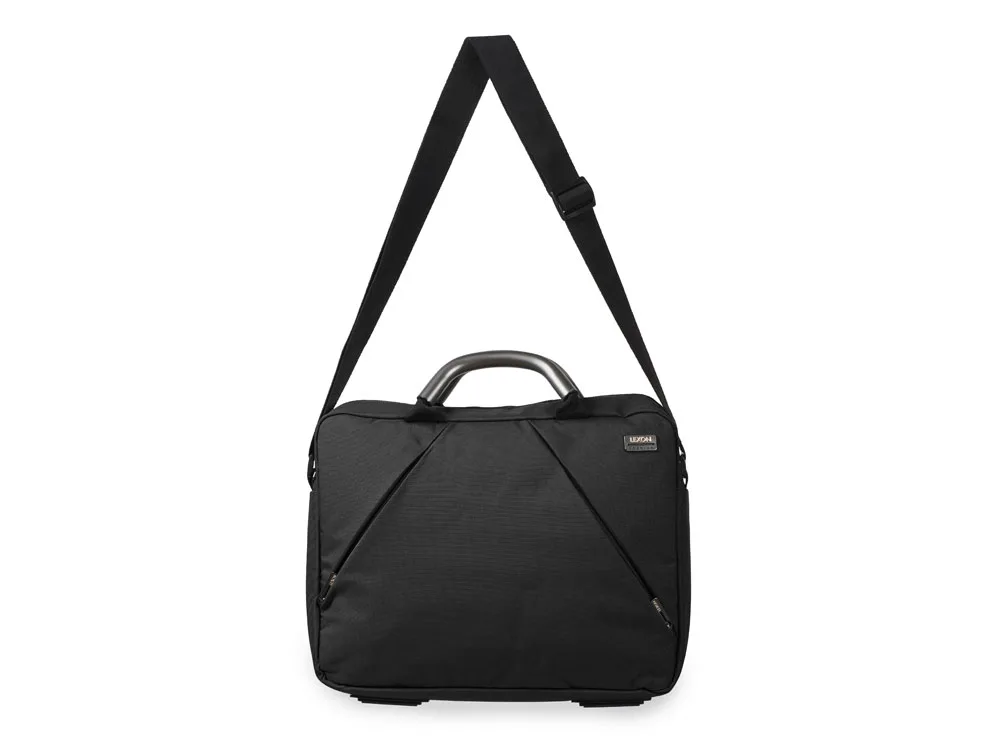 Сумка для ноутбука 16" Premium+, черный с логотипом СПб - фото № 2