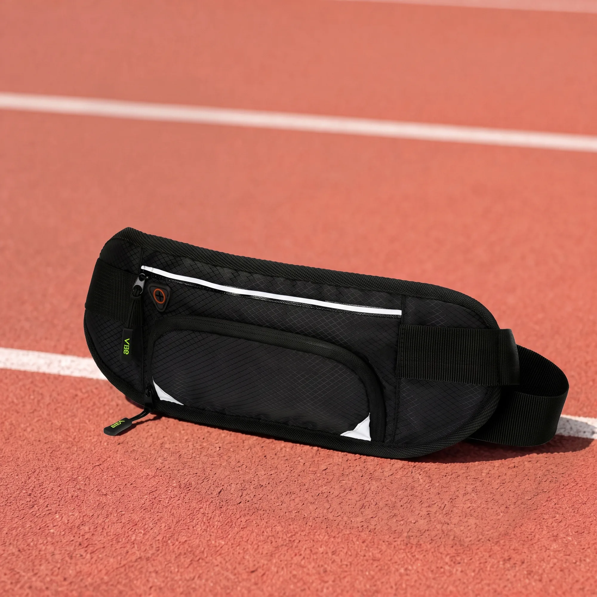 Спортивная сумка для бега «Track», черный с логотипом СПб - фото № 1