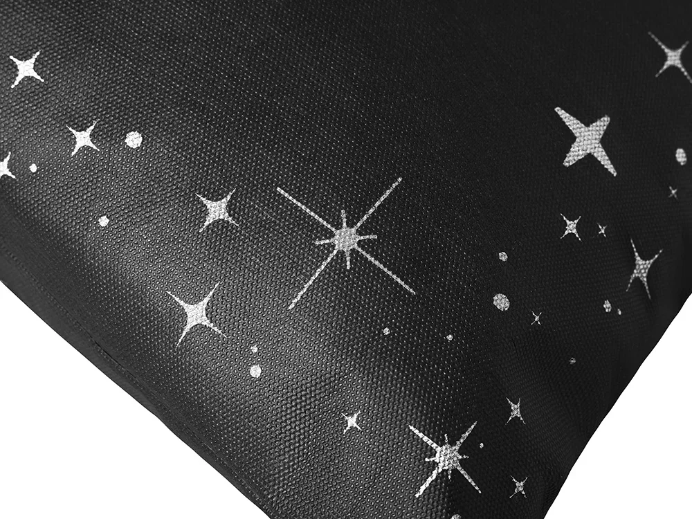 Мешок из спанбонда с новогодним дизайном «Twinkle», черный с логотипом СПб - фото № 5