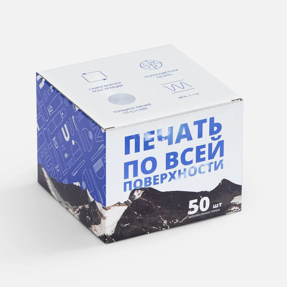 Коробка для кружки Laya с печатью на заказ с логотипом СПб - фото № 1