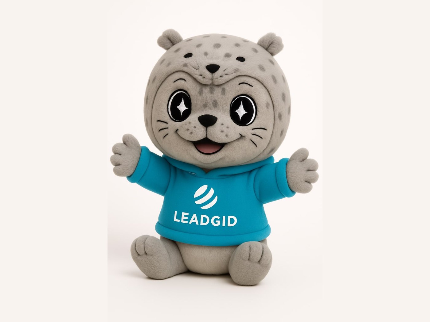 ИИ-рендер маскота Leadgid